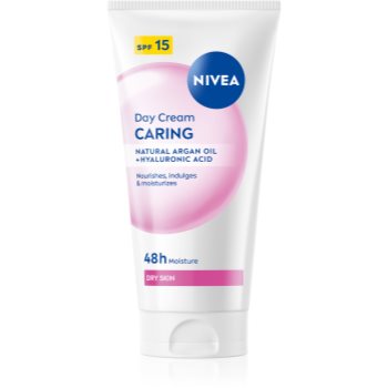 NIVEA Caring crema de zi hranitoare pentru tenul uscat - imagine 2